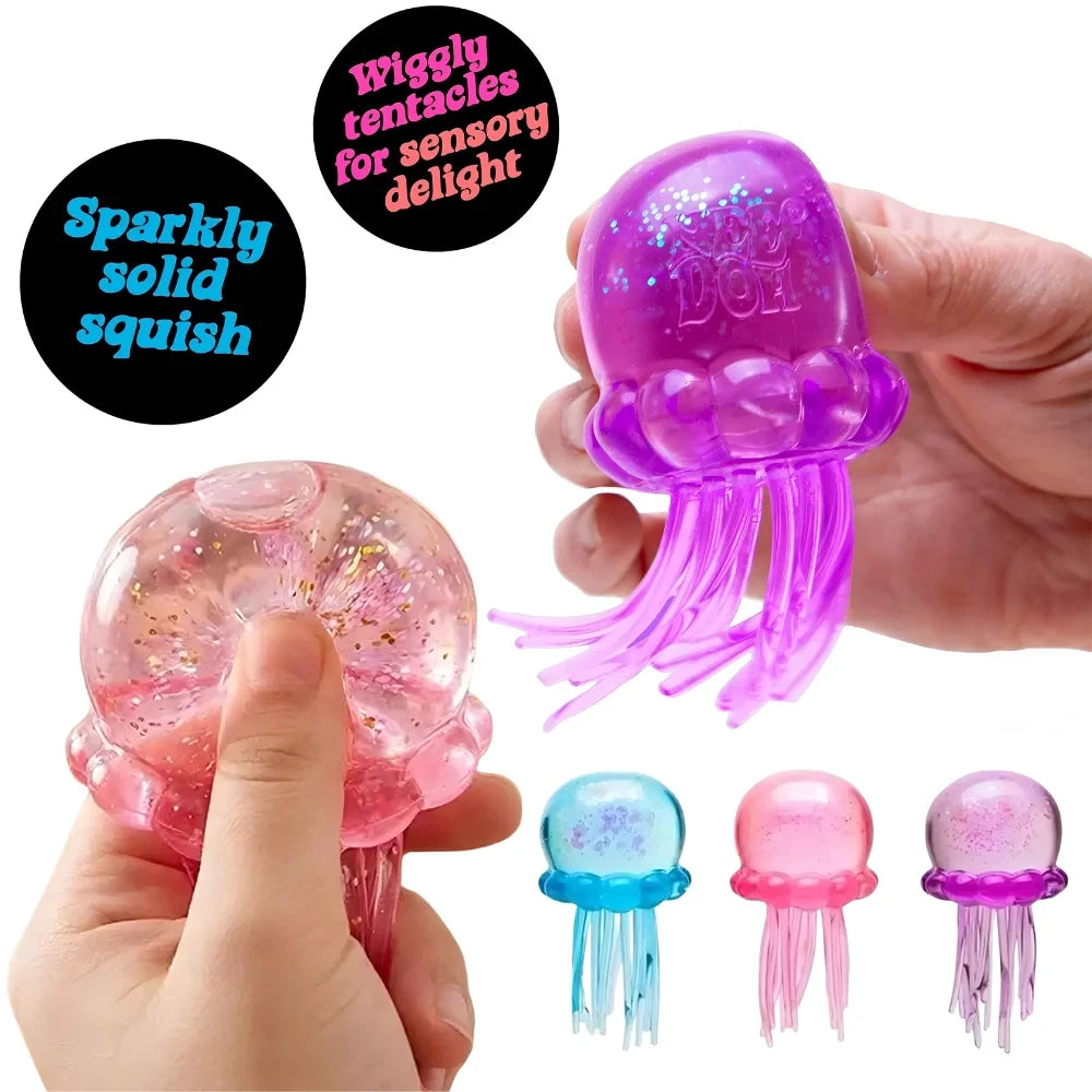 Nee Doh Jellyfish Cube Toy