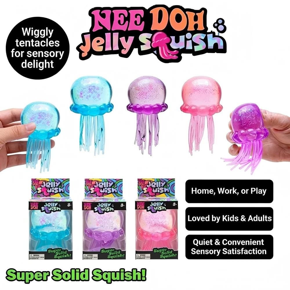 Nee Doh Jellyfish Cube Toy